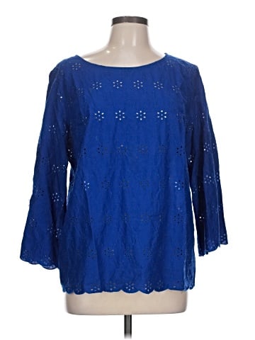 Liz Claiborne 3/4 Sleeve Blouse (view 1)