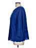 Liz Claiborne 100% Polyester Blue 3/4 Sleeve Blouse Size L - photo 5