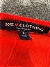 One Clothing 100% Rayon Solid Red Romper Size L - photo 4