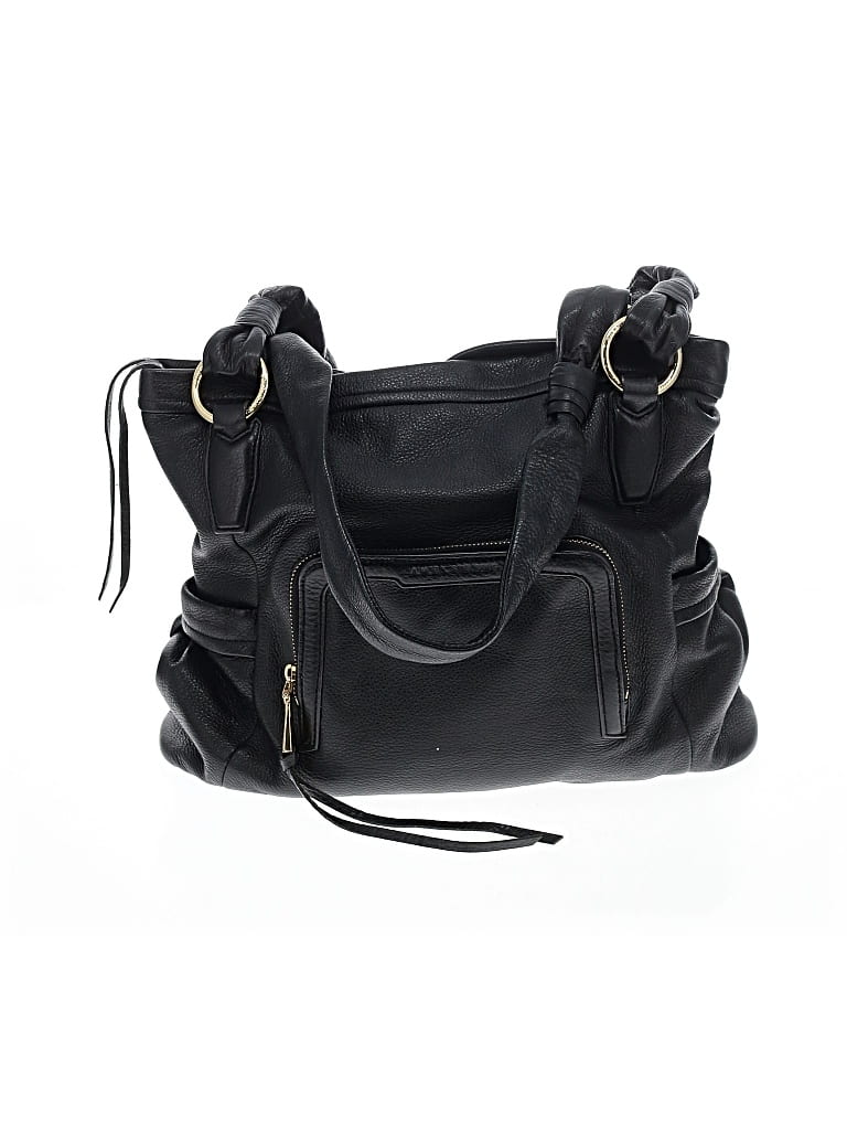Pre-owned Aimee Kestenberg Leather Shoulder Bag In Black