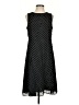 Ann Taylor 100% Polyester Polka Dots Black Casual Dress Size S (estimated) - photo 1