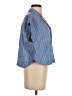 Madewell Stripes Blue Sleeveless Button-Down Shirt Size XS - photo 4