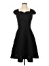 Assorted Brands Solid Black Cocktail Dress Size S - photo 1