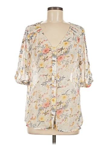 Skies Are Blue 3/4 Sleeve Blouse (view 1)