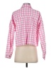 She + Sky 100% Cotton Checkered-gingham Pink Jacket Size S - photo 2