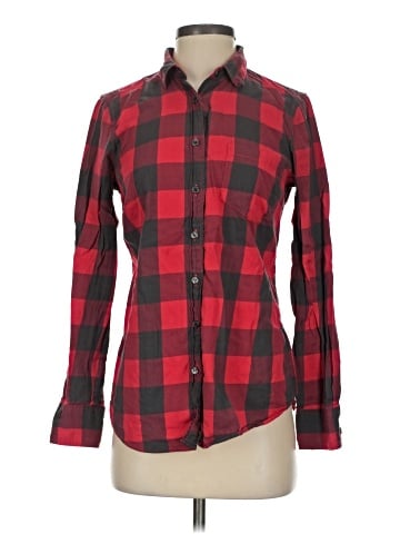 J.Crew Factory Store Long Sleeve Button-Down Shirt (view 1)