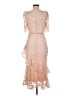 Lulus 100% Polyester Tan Pink Cocktail Dress Size M - photo 2