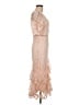 Lulus 100% Polyester Tan Pink Cocktail Dress Size M - photo 4