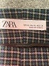 Zara Houndstooth Black Casual Pants Size XS - photo 7