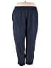 Purejill Solid Blue Casual Pants Size 3X - photo 1