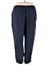 Purejill Solid Blue Casual Pants Size 3X - photo 2