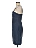 BCBG Solid Blue Cocktail Dress Size 8 - photo 5