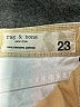 Rag & Bone 100% Organic Cotton Ivory Jeans Size 23 waist - photo 7