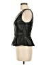 Robert Rodriguez 100% Leather Black Sleeveless Blouse Size 6 - photo 5