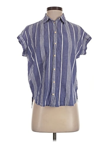 Madewell Central Shirt in Highley Stripe (view 1)