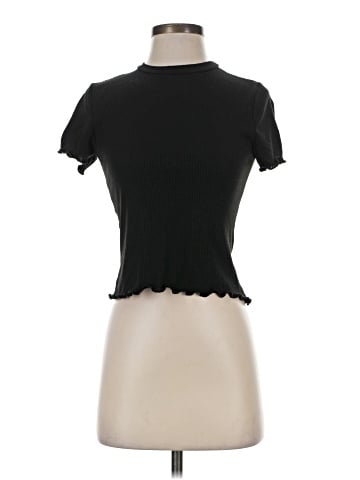 Charlotte Russe Short Sleeve Turtleneck (view 1)