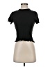 Charlotte Russe Black Short Sleeve Turtleneck Size S - photo 1