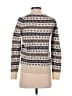 J.Crew 100% Lambswool Print Ivory Wool Pullover Sweater Size XS - photo 2