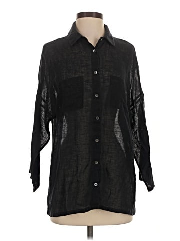Worth New York 3/4 Sleeve Button-Down Shirt (view 1)