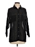 Worth New York Black 3/4 Sleeve Button-Down Shirt Size S - photo 1