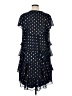 SLNY 100% Polyester Polka Dots Blue Cocktail Dress Size 16 - photo 2