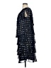 SLNY 100% Polyester Polka Dots Blue Cocktail Dress Size 16 - photo 5