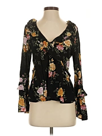 American Eagle Outfitters Long Sleeve Blouse (view 1)