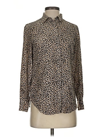 J.Crew Long Sleeve Silk Top (view 1)