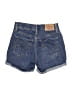 Levi's 100% Cotton Blue Denim Shorts Size 24 waist - photo 2