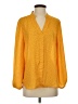 Neiman Marcus Yellow Long Sleeve Blouse Size S - photo 1