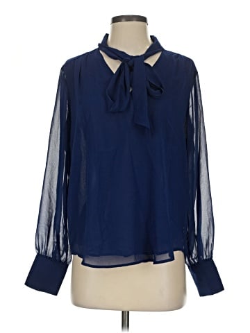 Ann Taylor Long Sleeve Blouse (view 1)