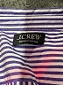 J.Crew Collection 100% Cotton Stripes Purple Blue Long Sleeve Button-Down Shirt Size L (estimated) - photo 7