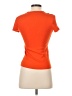 Zara Color Block Orange Short Sleeve Turtleneck Size S - photo 2