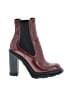 Alexander McQueen Burgundy Ankle Boots Size EU 37 - photo 1