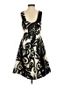 Tracy Reese 100% Polyester Graphic Black Cocktail Dress Size 0 - photo 2