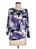 Chico's Purple 3/4 Sleeve Top Size Med (1) - photo 1