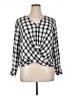 a.n.a. A New Approach 100% Rayon Silver Long Sleeve Blouse Size XL - photo 1