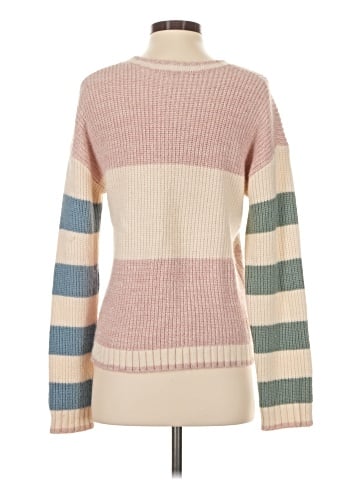 Hem & Thread Pullover Sweater (view 2)