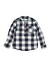 Zara Plaid Blue Long Sleeve Button-Down Shirt Size 3 - 4 - photo 1