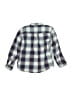 Zara Plaid Blue Long Sleeve Button-Down Shirt Size 3 - 4 - photo 2