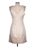 Karen Millen Metallic Silver Cocktail Dress Size 10 - photo 2