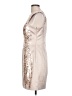 Karen Millen Metallic Silver Cocktail Dress Size 10 - photo 5