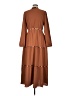 Unbranded 100% Polyester Brown Casual Dress Size M - photo 2