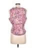 Sigrid Olsen 100% Rayon Pink Sleeveless Blouse Size 8 Petite - photo 2