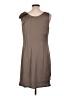 H&M 100% Polyester Brown Casual Dress Size 12 - photo 2