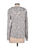 Ann Taylor LOFT 100% Rayon Silver Long Sleeve Blouse Size S - photo 2