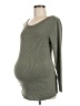 Hello Miz Gray Long Sleeve Top Size Med Maternity - photo 1