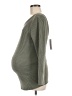 Hello Miz Gray Long Sleeve Top Size Med Maternity - photo 5