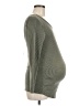 Hello Miz Gray Long Sleeve Top Size Med Maternity - photo 4