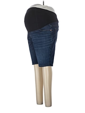 Isabel Maternity Denim Shorts (view 1)